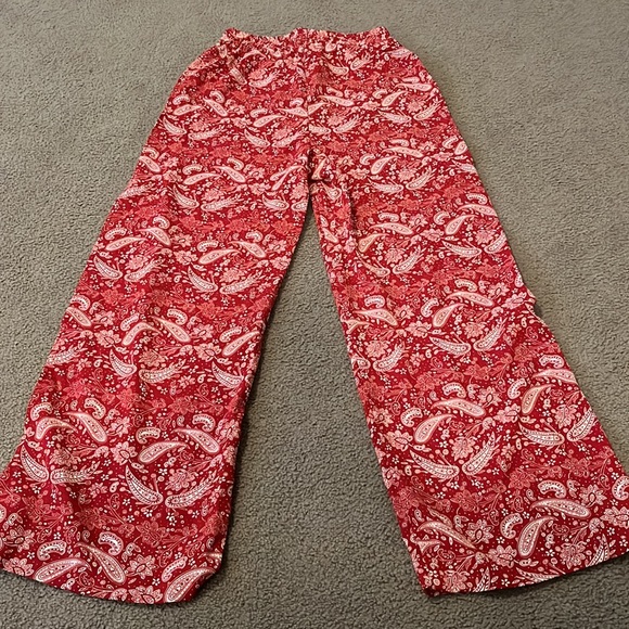 shein flowy printed pants, size xs - Picture 3 of 4